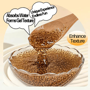 Doking Venta al por mayor OEM Descuento Calidad Té de la leche Boba Bajo en calorías Listo para comer Q Bomb Bubble Tea Ingredientes Chia Semillas <span class=keywords><strong>Salsa</strong></span> - Product Image 2