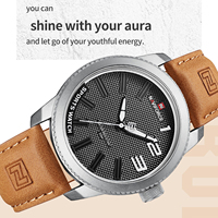 Jam Tangan Quartz Pria NAVIFORCE 9202 Kualitas Tinggi Custom, Jam Tangan Label Pribadi Produsen Terlaris, Jam Tangan Retro