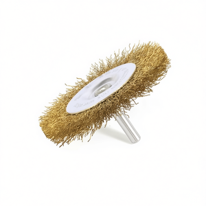 TTAKE Wire <b>Brush</b> With Shank 80x8 Mm Steel Abrasive For Metal Polishing - Product Image 2