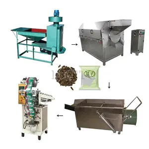 HENTO Fábrica Máquina De Frigideira De Sementes De Girassol Roaster/Sementes De Girassol Roasting Máquina De Embalagem/Máquina De Lavar Porcas