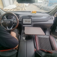 Table flottante universelle pour voiture, rotation à 360°, plateau pour ordinateur portable et nourriture, pour siège avant et arrière, installation facile et rapide, compatible avec la plupart des modèles de voitures