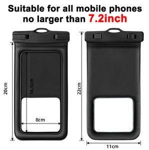 Rắn màu chống sốc cắm kích thước chèo thuyền miếng bọt biển nổi khả năng chịu nước chống bụi bẩn không thấm nước điện thoại di động Túi điện thoại di động Pouch trường hợp - Product Image 4