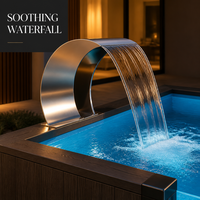 Piscine hors sol de luxe de 20 pieds en PRV moulé monobloc avec escalier interne – Vente en gros par le fabricant