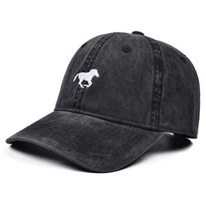<span class=keywords><strong>Gorra</strong></span> <span class=keywords><strong>de</strong></span> Béisbol Retro Desgastada Sun's con Bordado 3D <span class=keywords><strong>de</strong></span> <span class=keywords><strong>Caballo</strong></span> Blanco, Tela Común, Hebilla Metálica, Unisex, Protección Solar - Product Image 3