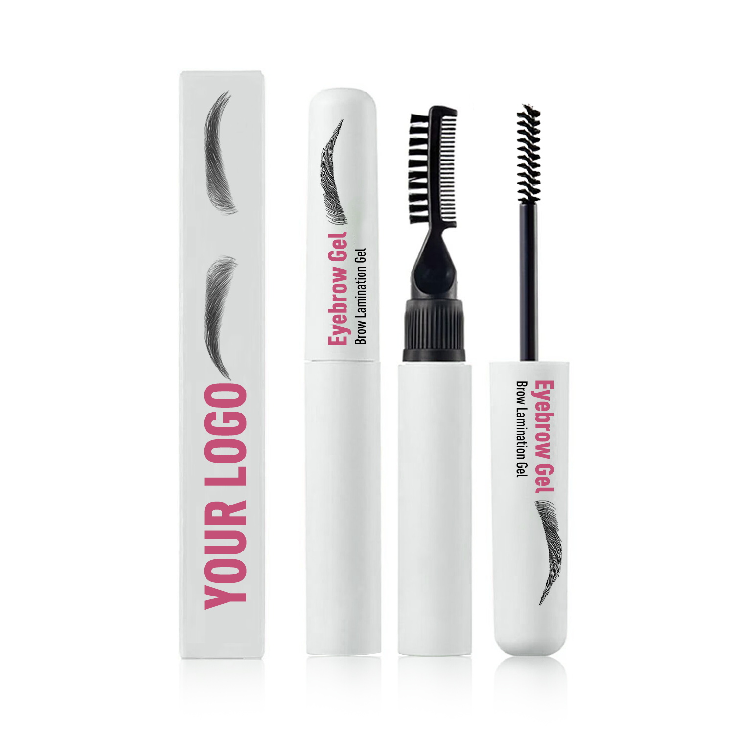 brow gel custom logo