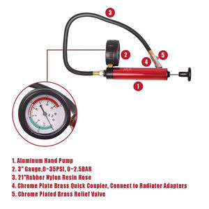 Otomatik Soğutma Sistemi Radyatör Renkli Basınç Test Cihazı Seti Pompa Göstergesi Adaptörü HD Tamir Oto Alet Seti KIT Kutusu - Product Image 4