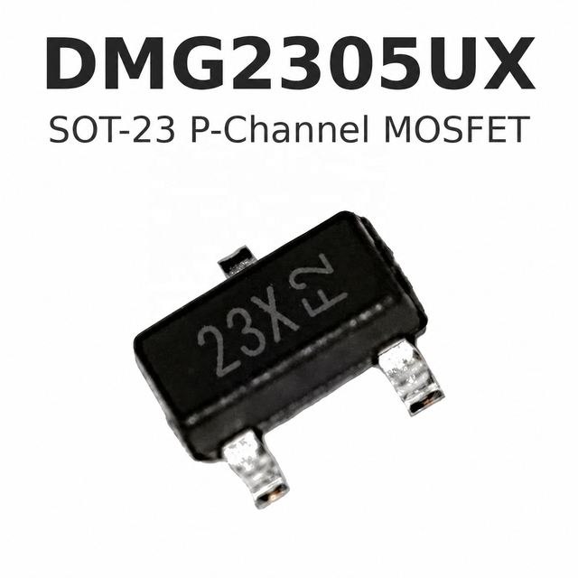 DMG2305UX SOT-23 P Channel MOSFET for High Side Power Switching
