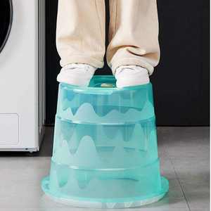 <span class=keywords><strong>Seau</strong></span> de vadrouille <span class=keywords><strong>seau</strong></span> à eau Transparent clair outil de nettoyage ménager 10L conteneur en plastique maison étudiant dortoir - Product Image 3