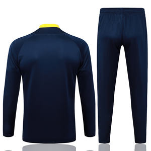 Conjunto Deportivo de Entrenamiento de Fútbol para <span class=keywords><strong>Hombre</strong></span>, Cómodo, de Media <span class=keywords><strong>Cremallera</strong></span> y Manga Larga, Personalizado por Sublimación, para Clubes Profesionales y Ligas, Ropa Deportiva Informal - Product Image 2