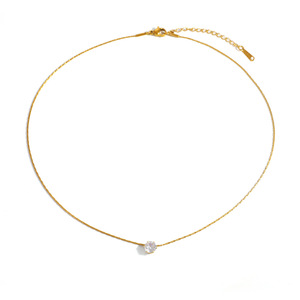 Collier en acier titane Y2K pour femmes, plaqué or, pendentif étoile à 8 branches, zircon, chaîne superposée, bijoux en acier inoxydable de luxe - Product Image 5
