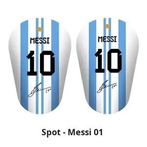 Protège-tibias <span class=keywords><strong>mini</strong></span> Mbappé en plastique, équipement d'entraînement de football, protection, petite taille, universel, fabriqué en Chine - Product Image 3