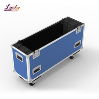 Étui de transport TV OEM personnalisé pour écrans de 40/55/65/75/85 pouces, design 2-en-1, étanche, antichoc, ignifuge, couleurs et logo personnalisables