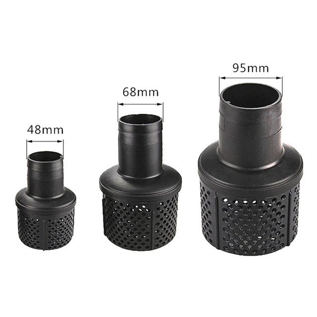 2 3 4 Inch Round Hole Suction Strainer Filter Carbon Steel Plated NPT Thread Hose Water Pump Inlet Strainer