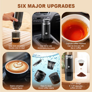 Cafetera Eléctrica Portátil 2 en 1, Inalámbrica, Recargable, Compatible con Cápsulas K-Cup y Café en Polvo, para Viajes y Hogar - Product Image 6