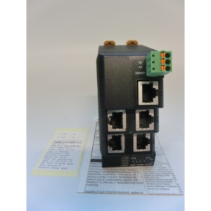 For W4S1-05D 5 Port Enterprise Industrial <b>Ethernet</b> <b>Switch</b> IEEE 802.3 24VDC Unmanaged Panel Mount Japan - Product Image 2
