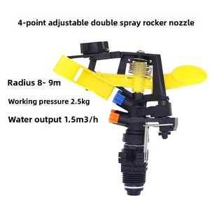 Accesorios para Tuberías de Riego por Goteo Agrícola Automático, Conector de Rosca Interna con Gancho Invertido de Plástico, 1/2'', Modelo 8-20 M - Product Image 3