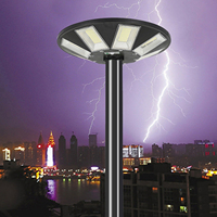 Lampe solaire de rue UFO intégrée tout-en-un pour extérieur, avec capteur de télécommande, IP65, 800W 1000W, éclairage solaire de jardin