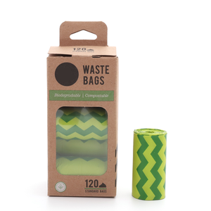 Déchets verts pour chiens qui sont des sacs de merde biodégradables en forme d'os imprimés - Product Image 5