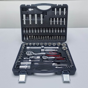 94 <span class=keywords><strong>piezas</strong></span> 1/2 y 1/4, El dr. cromo vanadio herramienta caja socket - Product Image 6