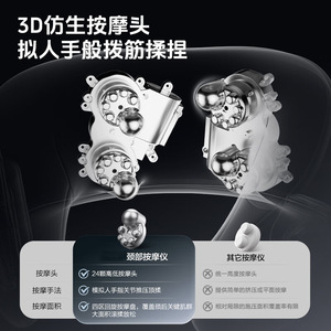 U Shaped Neck Massage Pillow Rechargeable USB Power Home Use Neck Shoulder Massager For Muscle Relief - Product Image 2
