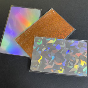 Carte de visite NFC en PVC GSC avec mon logo, cartes PVC vierges imprimables, cartes CR80 simples avec superposition holographique - Product Image 4