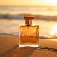 Mini bouteille de parfum en verre de luxe personnalisable 10ml 15ml 30ml 50ml 100ml vide avec vaporisateur coloré personnalisé et boîte