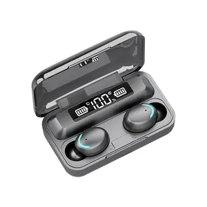 F9-5 Earphone Tws Mini In-Ear Headphone 5.0 Headset Gaming Olahraga Tampilan Led Earbud Nirkabel Earphone F9