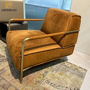 Poltrone Moderne di Lusso in Velluto, Set di Sedie da Esterno di Alta Qualità per Soggiorno, Camera da Letto, Hotel, Versatili e Confortevoli - Product Image 6