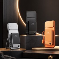 Batterie externe magnétique sans fil 10000mAh 22.5W à charge rapide avec câble intégré, écran LED, support et chargeur portable Type-C – Vente en gros OEM