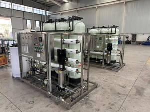Usine de traitement d'eau potable purifiée par osmose inverse à une étape avec pompe à moteur PLC, ozone UV, garantie 1 an - Product Image 2