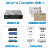 Carte de capture vidéo HDMI Carte de capture vidéo dvr à 4 canaux Commutateur HDMI Fonction KVM 4X1 pour connecter trois caméras Quatre caméras