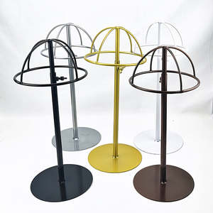 Étagère de rangement pour chapeaux réglable personnalisable en usine Présentoir en métal pour chapeaux de magasins de vêtements - Product Image 5