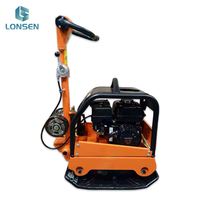 Compacteur à plaque vibrante 90 Hz, vitesse de déplacement de 1,3 km/h pour le compactage du sol et du gravier sur les chantiers de construction