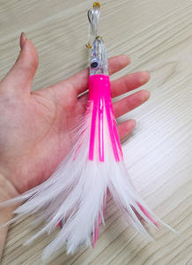 Esche da pesca alla traina GT gonne di calamaro morbide esche da pesca 16 cm46g <span class=keywords><strong>esca</strong></span> da pesca UV polpo gonna di piume acrilico artificiale <span class=keywords><strong>esca</strong></span> <span class=keywords><strong>per</strong></span> tonno - Product Image 6