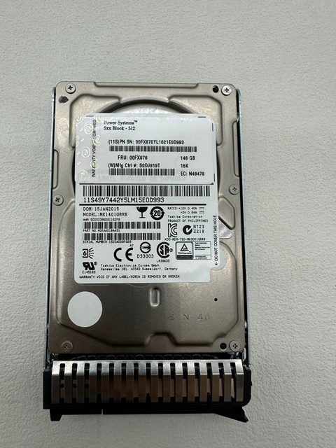 00FX876 59FD 146GB 15k RPM SAS SFF-3 Disk Drive