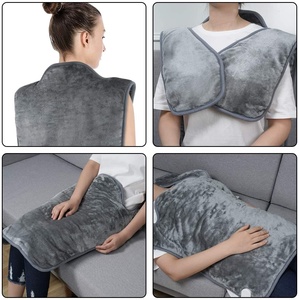 <span class=keywords><strong>Poncho</strong></span> chauffant Wrap Throw Couverture électrique ultra douce en flanelle avec protection contre la surchauffe - Product Image 6