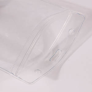 Holywish بلاستيك بولي فينيل شفاف مخصص لينة 4X3 بوصة بطاقة حامي حامل - Product Image 6