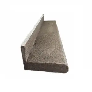 Natural Granite Outdoor Bush Hammered Flamed Anti Slip Stone Stair Tread Exterior Steps And Rise