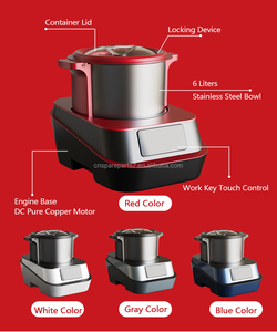 Robot culinaire multifonction portable à vitesse variable pour la préparation et le pilage automatique du Fufu et des plats traditionnels africains - Product Image 5