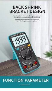 มัลติมิเตอร์แบบดิจิตอล ZOYI ZT-98 แบบพกพา 1999 ค่าการวัด - Product Image 6