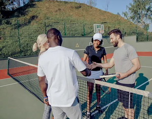 Tốt <span class=keywords><strong>Tennis</strong></span> <span class=keywords><strong>Net</strong></span>/pickleball <span class=keywords><strong>Net</strong></span> cho ngoài trời và trong nhà <span class=keywords><strong>PE</strong></span> <span class=keywords><strong>Net</strong></span> - Product Image 6