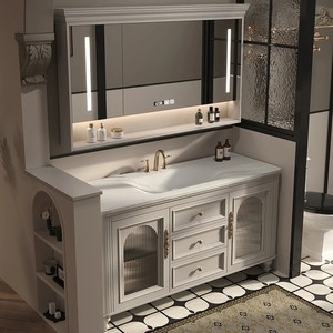 Practical bathroom <b>storage</b> solution with <b>sink</b> multiple drawers cabinets suitable for bathroom layout bathroom vanity - Product Image 6
