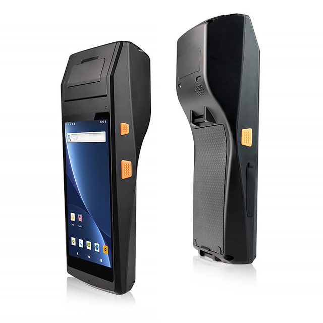 5.5inch Handheld PDA Android 9.0/11.0 4G NFC 2D Scanning Smart Terminal 58mm Thermal Printer Clothing Store Inventory Stock