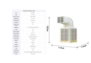 Refroidisseur d'air / Faible <span class=keywords><strong>consommation</strong></span> d'énergie / Bonnes performances de refroidissement / Grand réservoir d'<span class=keywords><strong>eau</strong></span> - Product Image 4