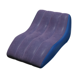 Juego de sofá de aire Gonflable en forma de S para ocio, sofá cama, silla inflable, sofá para películas con reposapiés - Product Image 1