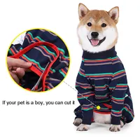 Hot 4-Legged Big Dog Pajamas Elasticity Pet Jumpsuit Warm Dog Clothes Labrador Costume Doberman Coat für Medium Large Dogs