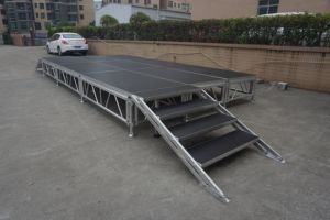 Fase di danza assemblata regolabile in alluminumstage di Design professionale per spettacoli all'aperto - Product Image 6