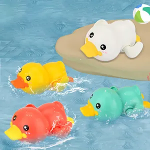 M2252 banho bonito natação pato piscina praia clássico cadeia água brinquedos bebê banho brinquedo