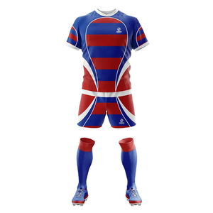 Alta calidad al por mayor de secado rápido poliéster Rugby camisa pantalones cortos sublimación ropa deportiva personalizada Jersey uniformes de Rugby - Product Image 3