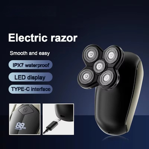 CITICITY Five-in-One Electric <b>Shaver</b> Digital Display Waterproof Nose <b>Face</b> Haircut Razor for Household Use Manufactured Top - Product Image 4